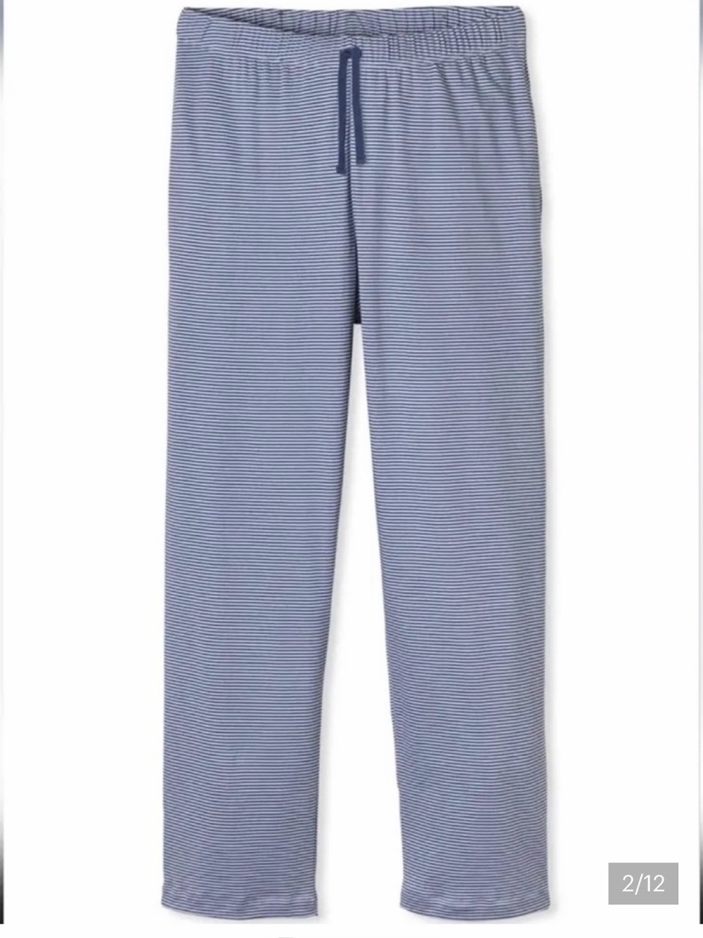 Men's Blue Striped Lounge Pants